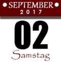 Samstag, 2. September 2017