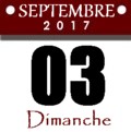 Dimanche, 3 septembre 2017
