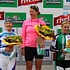 catégorie Dames plus de 40 ans (160 km): Manuela Freund (2ème) Ingrid Haast (première), Anne Stein-Kirch (3ème)