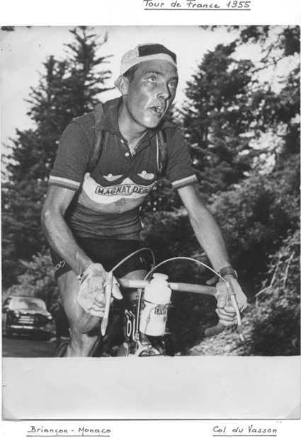 Charly Gaul bei der Tour de France 1955